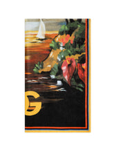 Hawaiian-print terrycloth beach towel -  | Dolce & Gabbana