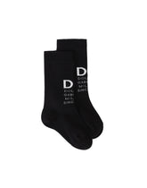 Knit socks with jacquard DG logo -  | Dolce & Gabbana