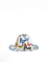 Poplin bucket hat with butterfly print -  | Dolce &amp; Gabbana