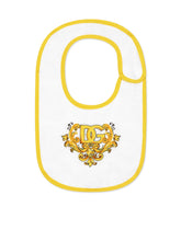 2-bib gift set in yellow majolica-print jersey -  | Dolce &amp; Gabbana