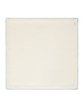 Knit blanket with DG logo patch -  | Dolce &amp; Gabbana