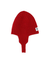 Ribbed knit hat with logo label -  | Dolce &amp; Gabbana