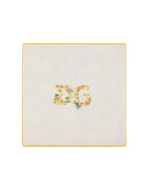 Jersey blanket with hydrangea print -  | Dolce & Gabbana