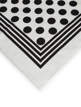 Beach pareo in cotton with DG and dotted print -  | Dolce & Gabbana