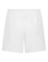 Long cotton boxers with branded plate -  | Dolce & Gabbana