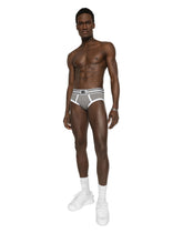 Two-way stretch jersey Brando briefs with DG logo -  | Dolce & Gabbana