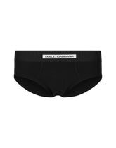 Mid-rise briefs in two-way stretch cotton jersey -  | Dolce &amp; Gabbana