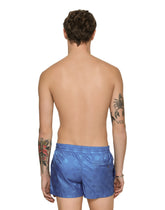 Short swim trunks with jacquard DG Monogram -  | Dolce & Gabbana