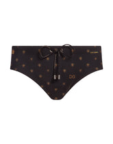 Swim briefs with all-over stars print -  | Dolce &amp; Gabbana