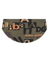 Swim briefs with all-over logo print -  | Dolce &amp; Gabbana
