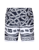 Mid-length swim trunks with Marina print -  | Dolce & Gabbana
