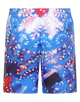 Mid-length swim trunks with illumination print -  | Dolce & Gabbana