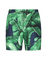 Mid-rise swim trunks with banana tree print -  | Dolce &amp; Gabbana