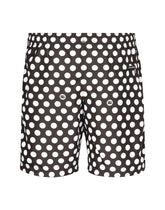 Mid-rise swim trunks with polka-dot print -  | Dolce &amp; Gabbana