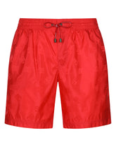 Mid-length swim trunks with jacquard DG Monogram -  | Dolce & Gabbana