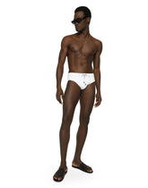 Swim briefs with Dolce&Gabbana label -  | Dolce & Gabbana