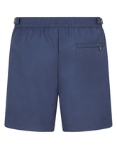 Mid-length swim shorts with branded plate -  | Dolce & Gabbana