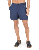 Mid-length swim shorts with branded plate -  | Dolce & Gabbana