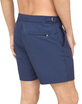 Mid-length swim shorts with branded plate -  | Dolce & Gabbana