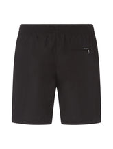 Short swimming trunks with logoed ribbon -  | Dolce & Gabbana
