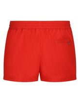 Short swim trunks with branded plate -  | Dolce &amp; Gabbana