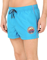 Short swim trunks with Dolce&Gabbana print -  | Dolce & Gabbana