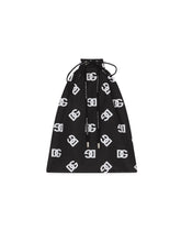 Mid-length swim trunks with all-over DG logo print -  | Dolce & Gabbana