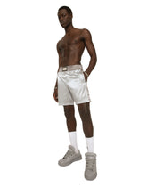 Mid-length swim trunks with bands and logo tag -  | Dolce &amp; Gabbana