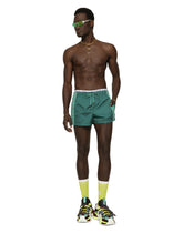 Short swim trunks with branded bands -  | Dolce & Gabbana
