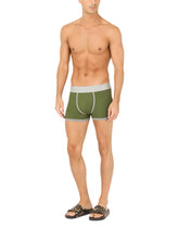Fine-rib stretch cotton boxers -  | Dolce & Gabbana