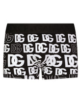 Two-way stretch jersey boxer shorts with DG logo -  | Dolce & Gabbana
