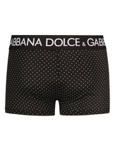 Two-way stretch jersey boxers with polka-dot print -  | Dolce & Gabbana