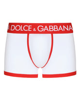 Two-way-stretch cotton jersey boxers -  | Dolce & Gabbana