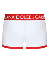 Two-way-stretch cotton jersey boxers -  | Dolce & Gabbana