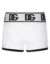 Two-way stretch jersey boxers with DG logo -  | Dolce & Gabbana
