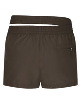 Short swim trunks with double waistband and branded tag -  | Dolce &amp; Gabbana