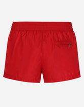 Short swim trunks with branded tag -  | Dolce &amp; Gabbana
