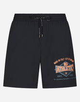 Mid-length printed swim trunks -  | Dolce & Gabbana