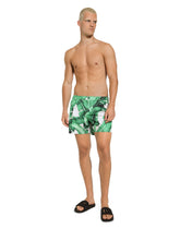 Swim shorts with banana tree print -  | Dolce &amp; Gabbana
