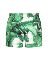 Swim shorts with banana tree print -  | Dolce &amp; Gabbana