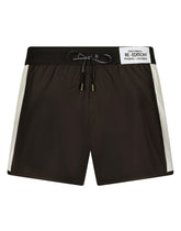 Swim shorts with contrasting band -  | Dolce &amp; Gabbana