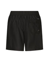 Mid-length swim shorts with top-stitching -  | Dolce &amp; Gabbana