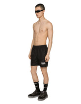 Mid-length swim trunks with DGVIB3 print and logo -  | Dolce & Gabbana