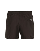 Swim shorts with DG patch -  | Dolce &amp; Gabbana