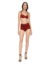 Leopard-print satin balconette bra -  | Dolce & Gabbana