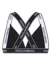 Jersey bralet with branded elastic -  | Dolce &amp; Gabbana
