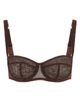 Jacquard tulle balconette bra -  | Dolce & Gabbana