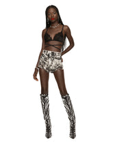 Zebra-print silk triangle bra -  | Dolce & Gabbana