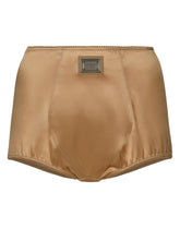 Satin high-waisted panties with Dolce&Gabbana tag -  | Dolce & Gabbana