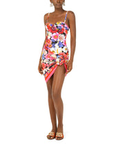Cotton sarong with garden print (110 x 190) -  | Dolce & Gabbana